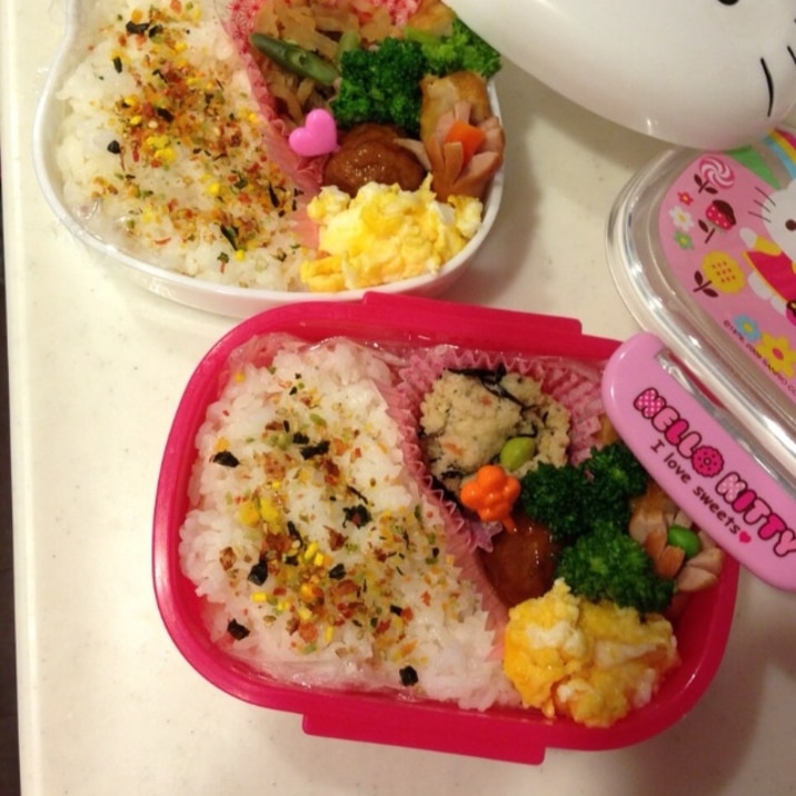 幼稚園お弁当 女の子二人分19 レシピ 作り方 By Mi6952 楽天レシピ 幼稚園お弁当 女の子二人分19 レシピ 作り方 By Mi6952 楽天レシピ
